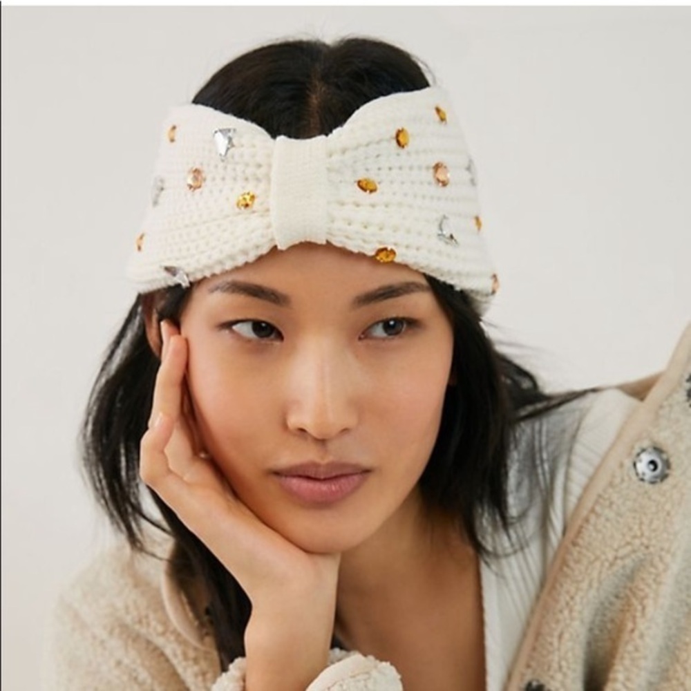 Anthropologie  Lele Sadoughi Misha Embellished Headband